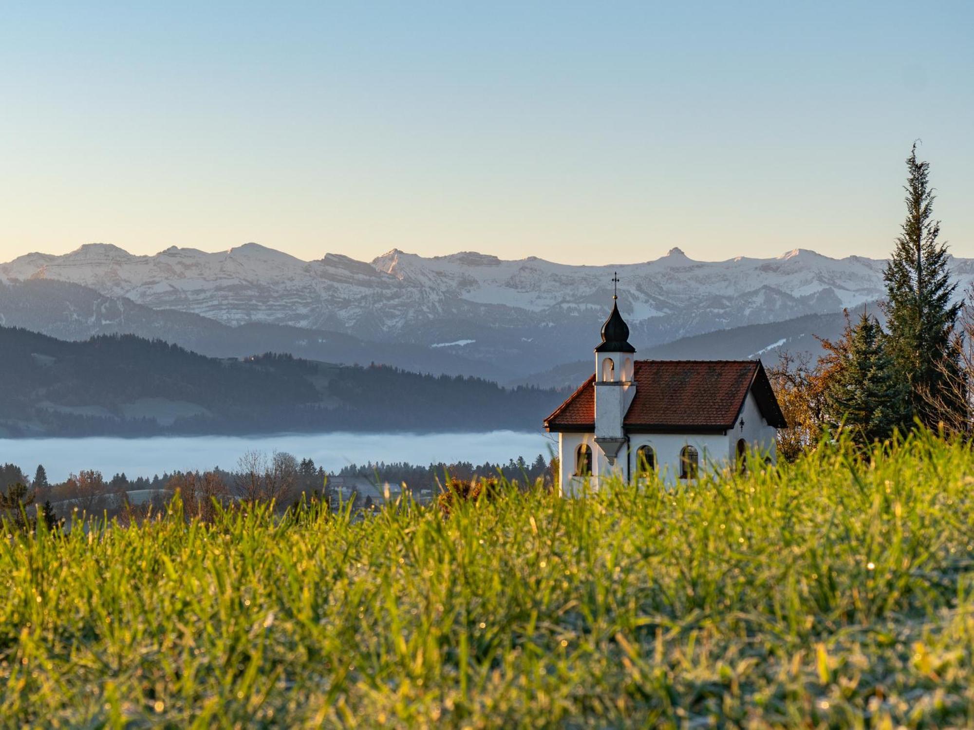 Ferienwohnung Bergpfote - Hund Herzlich Willkommen Scheidegg Kültér fotó